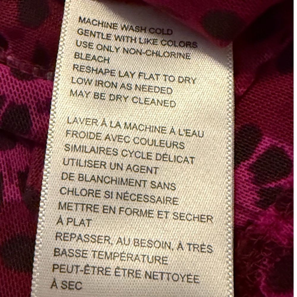 NWT $168 MSRP Free People Ruched Midi Dress - Fuchsia Combo - Size Medium - Picture 9 of 10